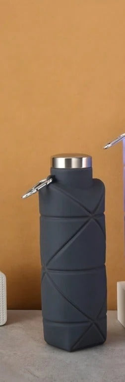 Collapsible Silicone Sports Water Bottle – 700ml