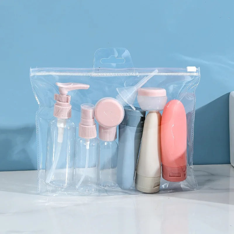 11-Piece Refillable Travel Bottle Set