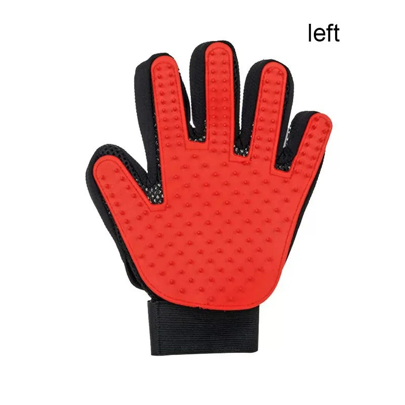 Silicone Pet Grooming Glove – Deshedding & Massage Brush