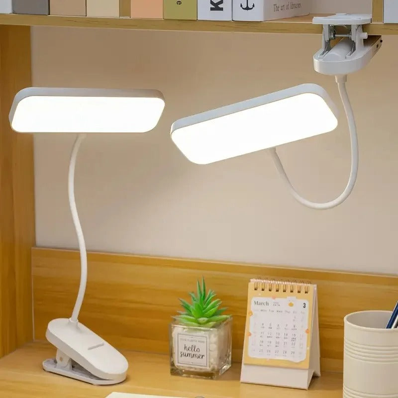 Clip-On LED Rechargeable Desk Lamp