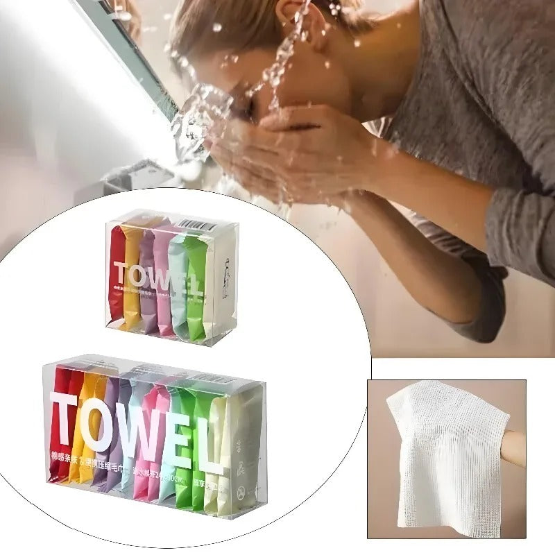 Compressed Pocket Travel Towels – Bamboo Fiber