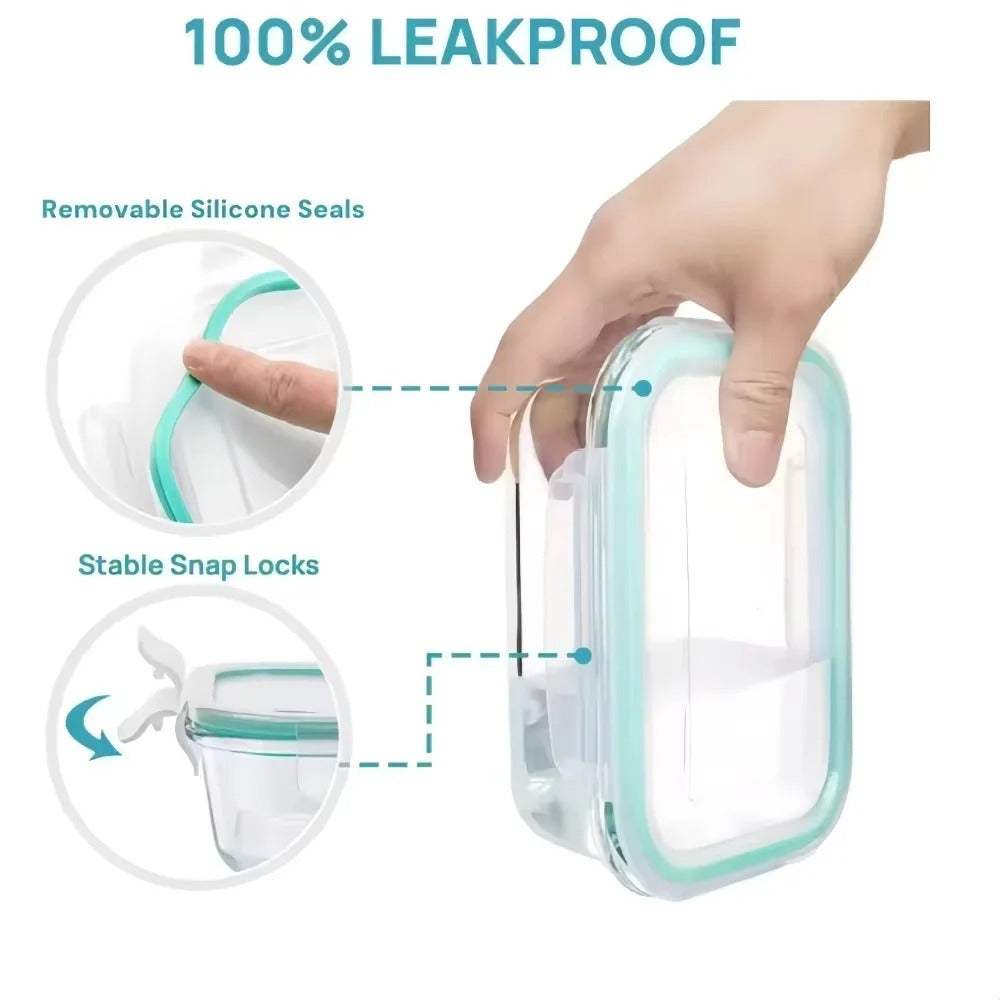 High Borosilicate Glass Meal Prep Container