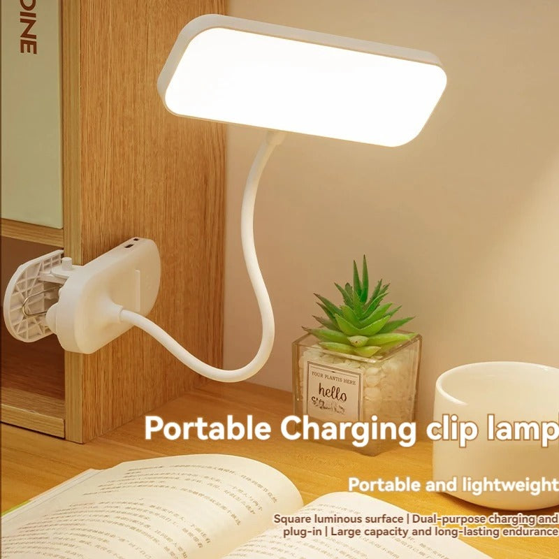 Clip-On LED Rechargeable Desk Lamp