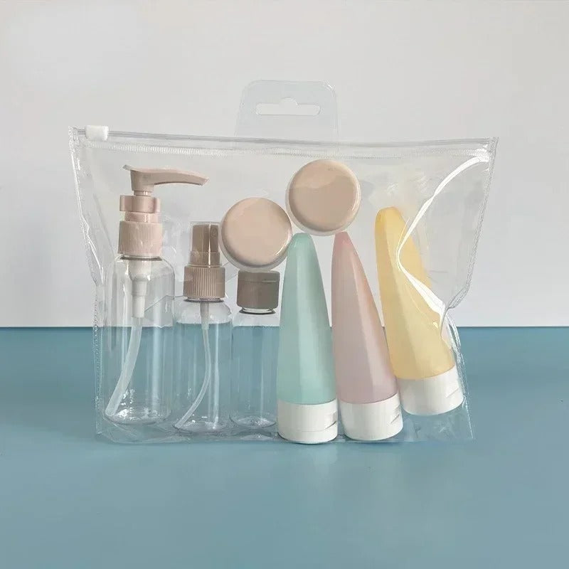 11-Piece Refillable Travel Bottle Set