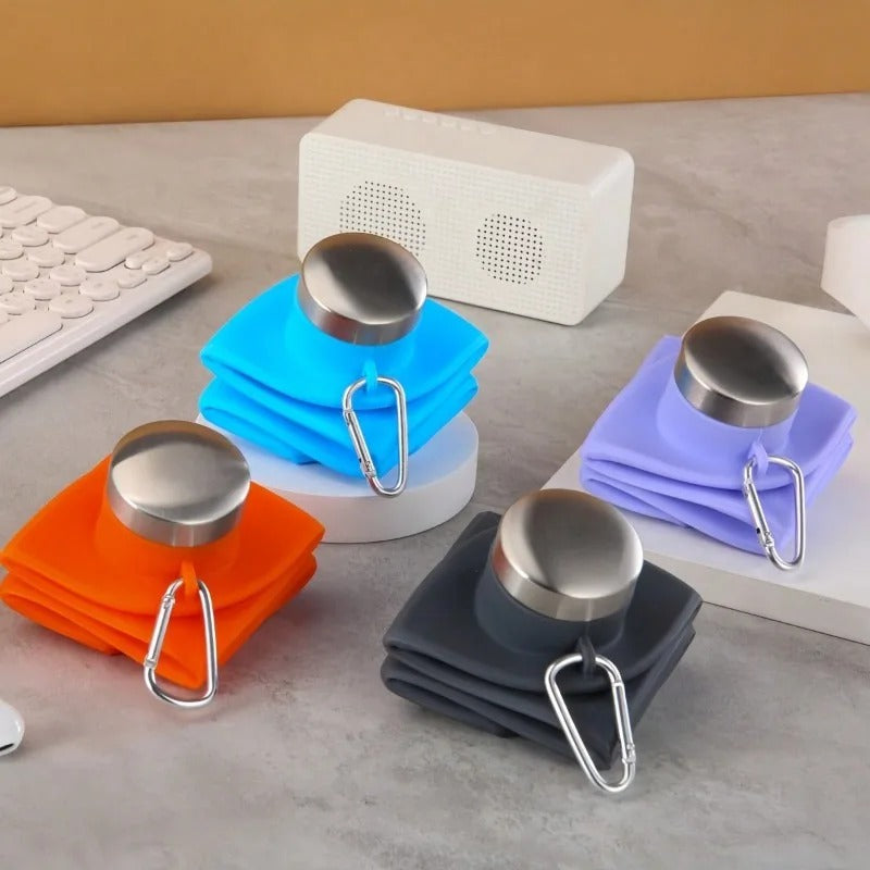 Collapsible Silicone Sports Water Bottle – 700ml