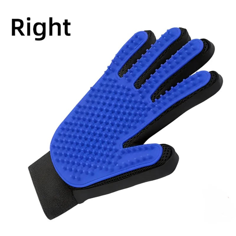 Silicone Pet Grooming Glove – Deshedding & Massage Brush