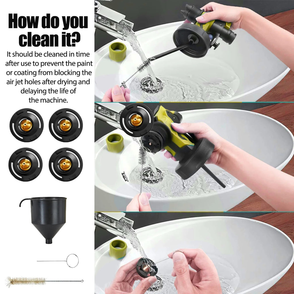 Cordless HVLP Paint Sprayer – 18V XR Compatible