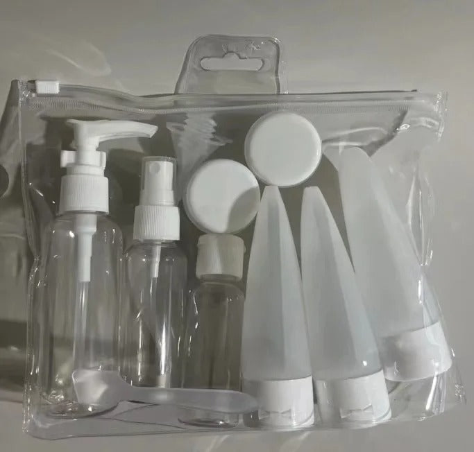 11-Piece Refillable Travel Bottle Set