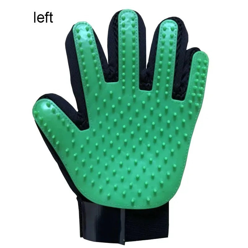 Silicone Pet Grooming Glove – Deshedding & Massage Brush