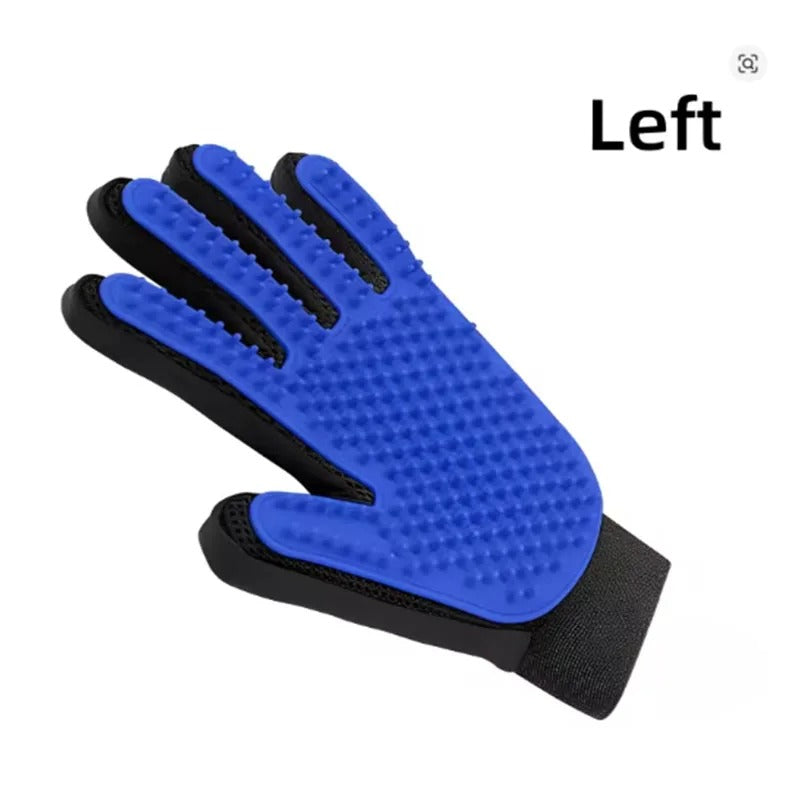 Silicone Pet Grooming Glove – Deshedding & Massage Brush
